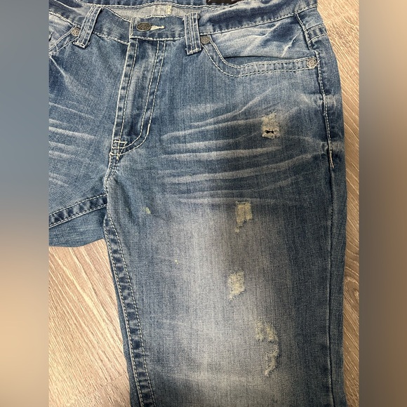 T.K Axel Wolcott Vintage Boot 34Wx32L Mens Denim Jeans - Picture 9 of 10